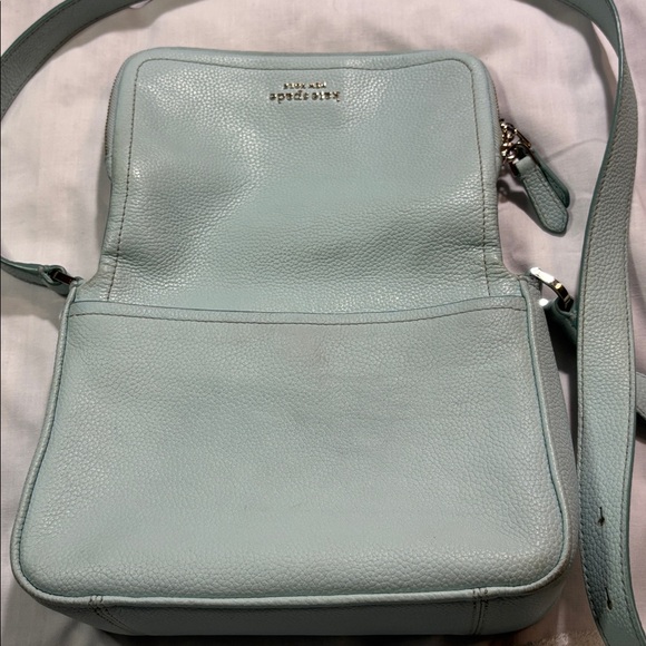 Kate Spade Light Blue Run Around Crossbody Bag EUC - Picture 8 of 13